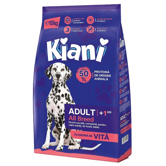 HRANA CAINI KIANI VITA 10KG( 2 buc) PROMO