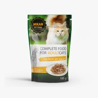 PET MIKAN PISICI PLIC CU PUI 100G