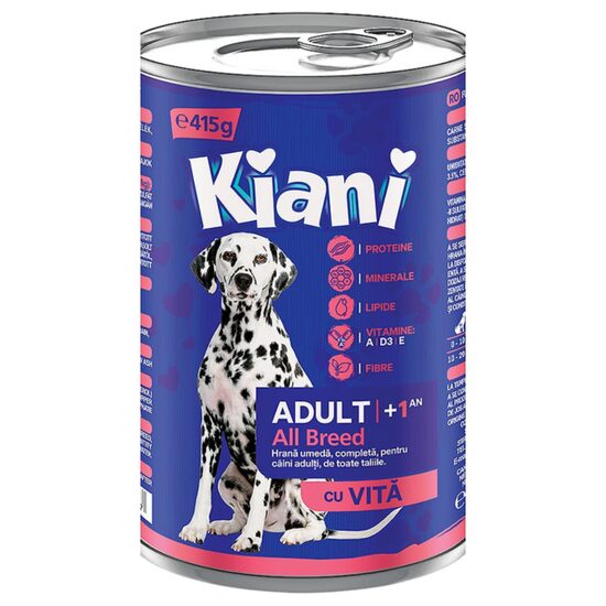PET HRANA CAINI KIANI CONSERVA VITA 415GR